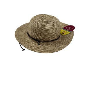 Solar Escape Womens UV Solano Hat Woven Hat One Size Tan